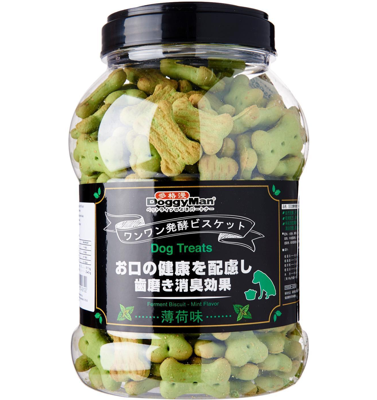 DoggyMan Ferment Biscuit Mint Dog Treats 680g