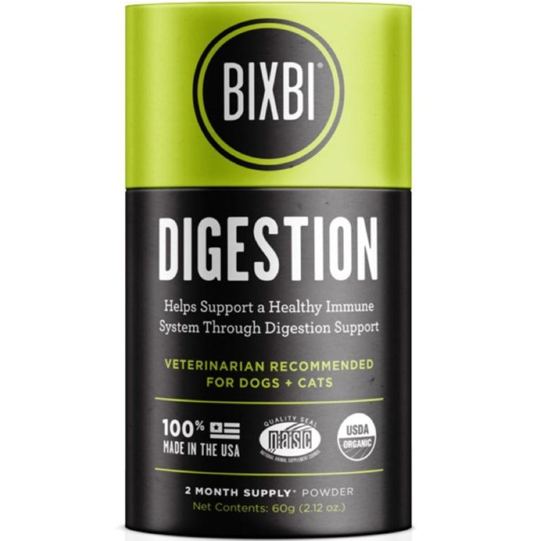 Bixbi Digestion Organic Mushroom Supplements For Cats & Dogs 60g