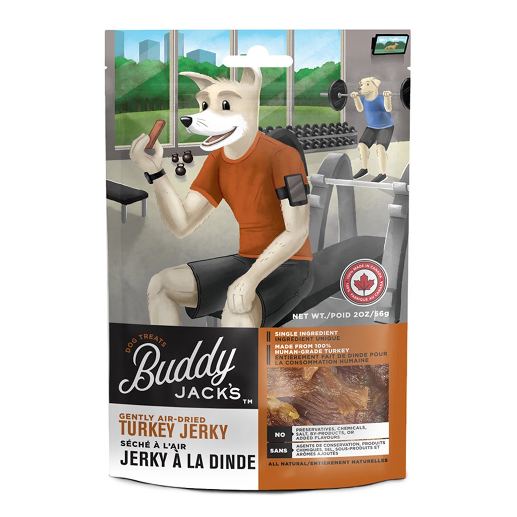 Canadian Jerky Buddy Jack??s Turkey Jerky Air-Dried Dog Treats 56g