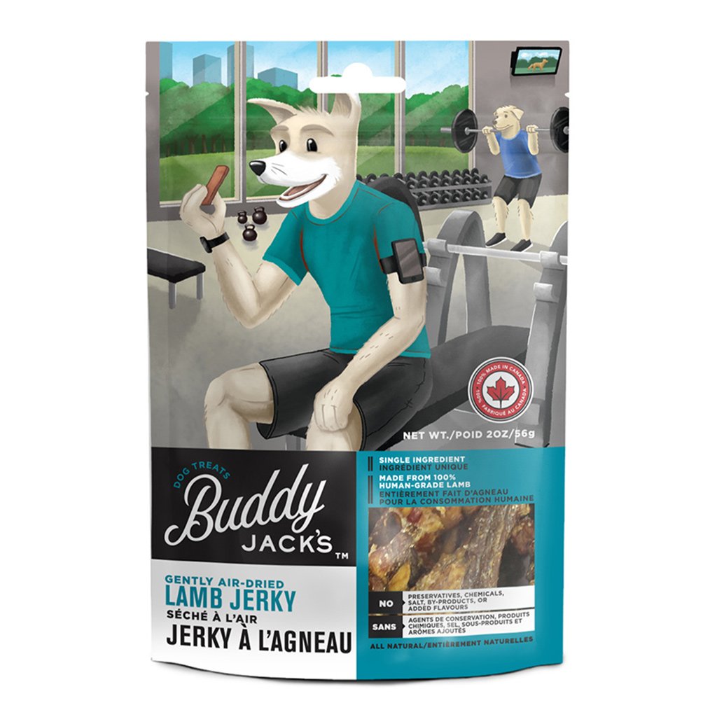 Canadian Jerky Buddy Jack??s Lamb Jerky Air-Dried Dog Treats 56g