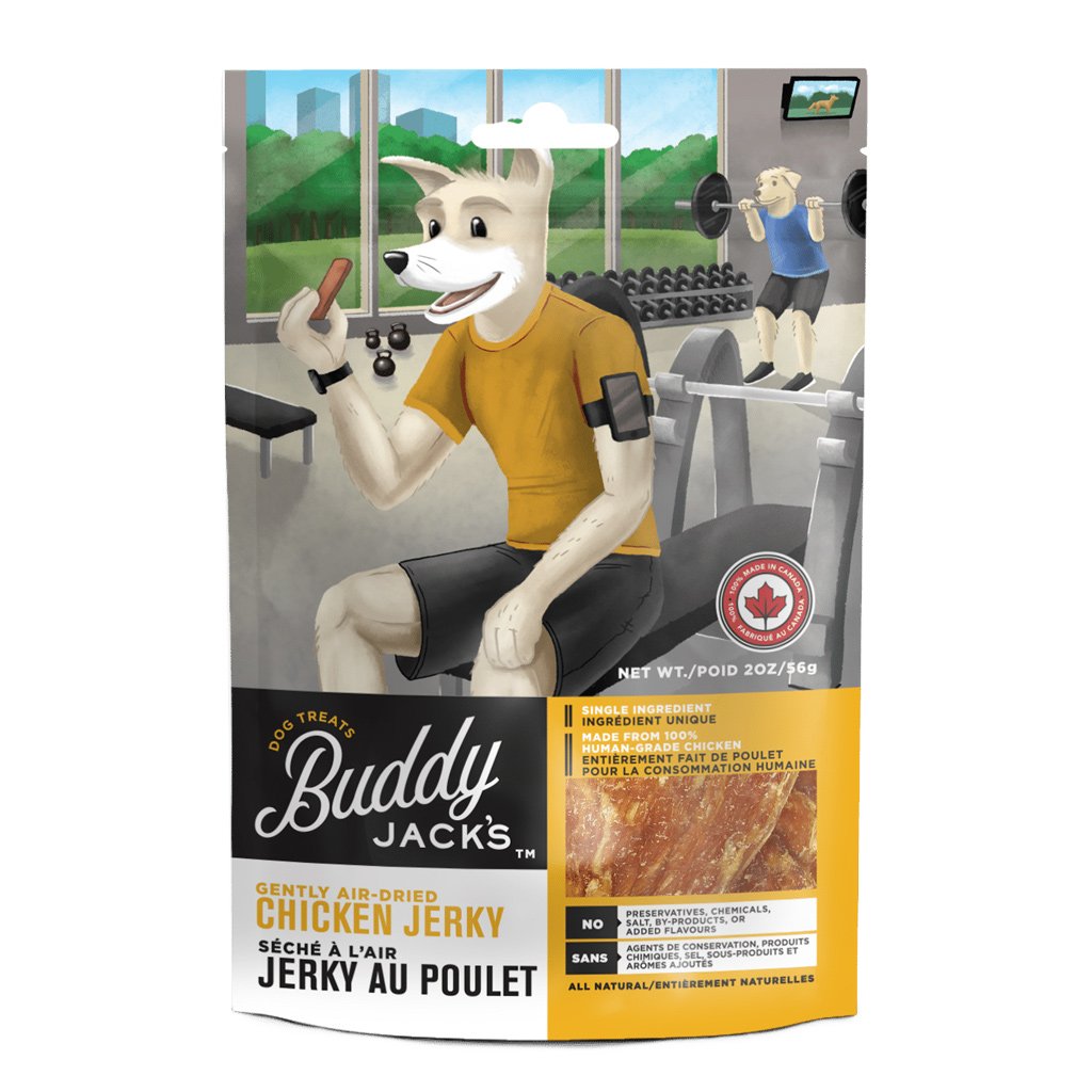 Canadian Jerky Buddy Jack??s Chicken Jerky Air-Dried Dog Treats 56g