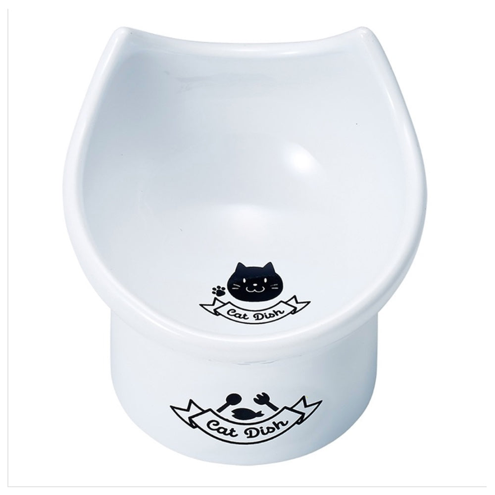 Marukan Tall Ceramic Food Dish Cat Tray (Size 13)