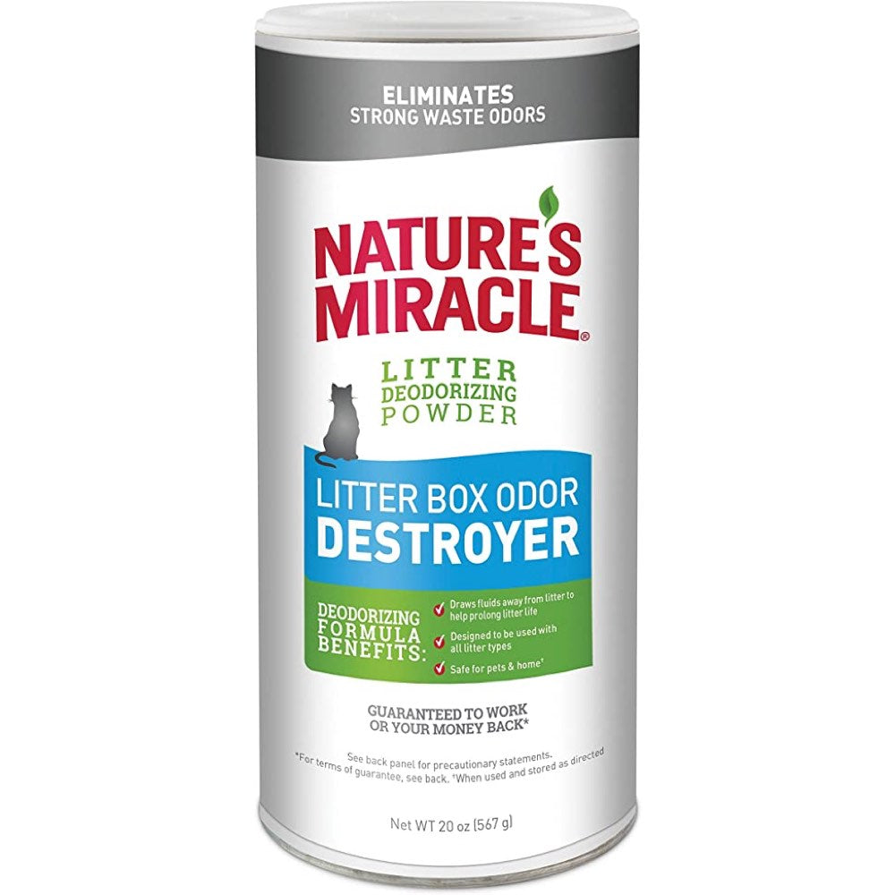 Nature??s Miracle Just for Cats Litter Box Odor Destroyer Powder 20oz