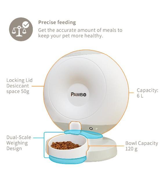 Pawbo Crunchy Smart Pet Food Dispenser