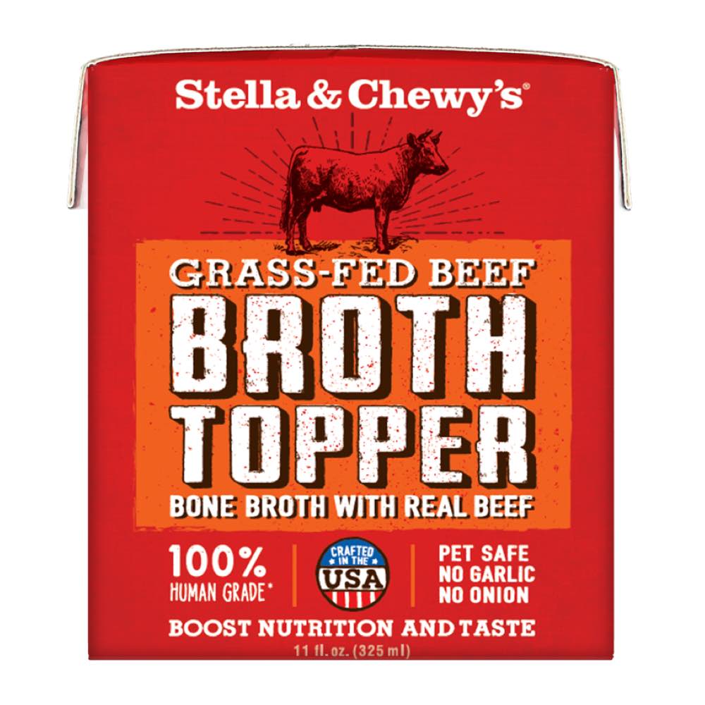Stella & Chewy??s Grass-Fed Beef Broth Topper Grain-Free Wet Dog Food 11oz