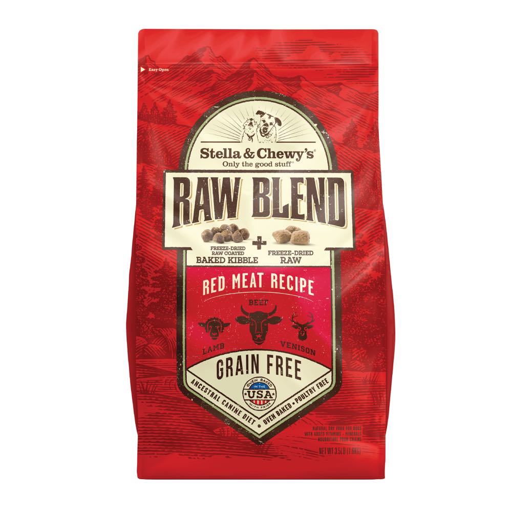 'FREE DENTAL TREATS': Stella & Chewy??s Raw Blend Red Meat Kibble With Freeze-Dried Raw Grain-Free Dry Dog Food