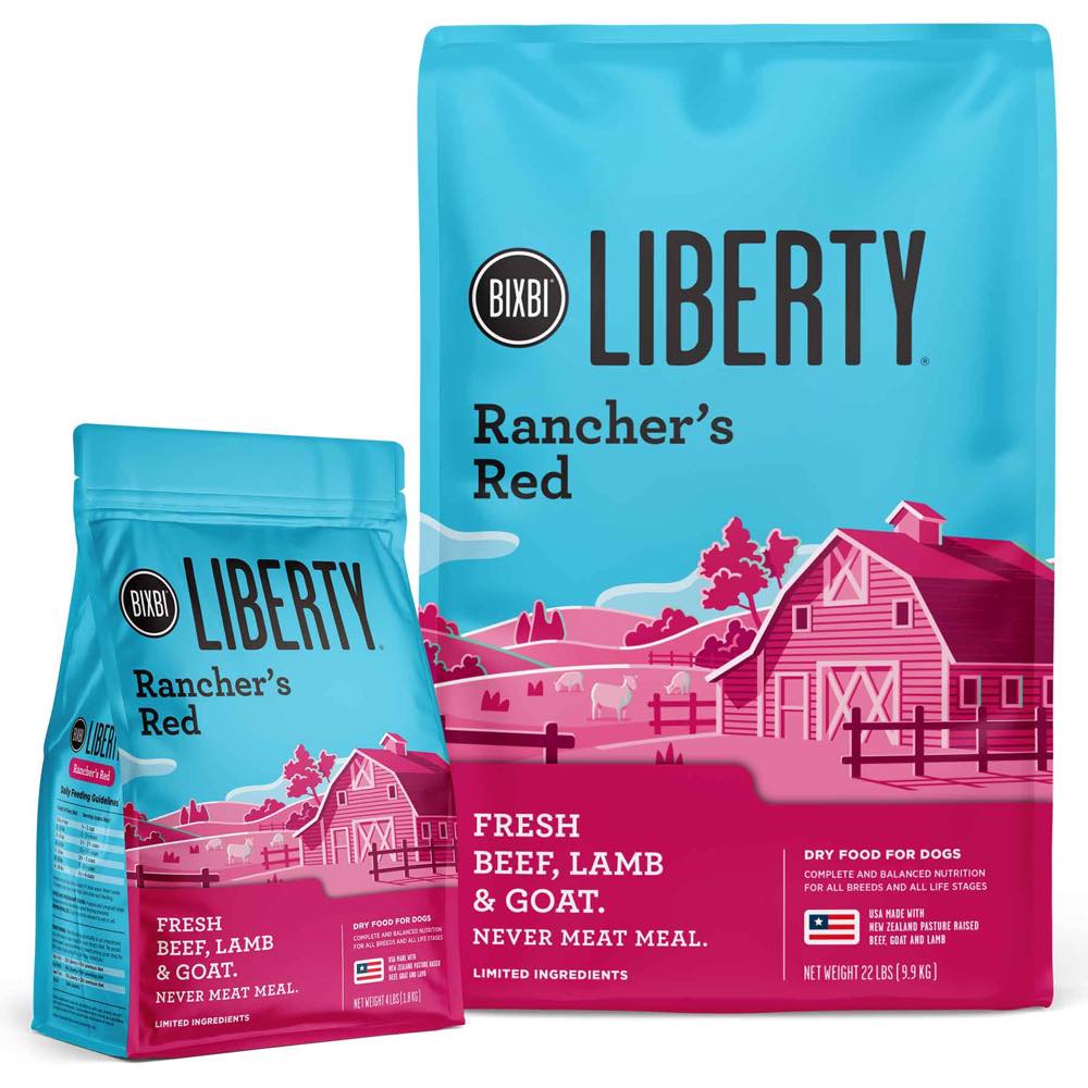 "Bixbi Liberty Rancher's Red (Beef, Lamb & Goat) Limited Ingredient Ancient Grain Dry Dog Food"