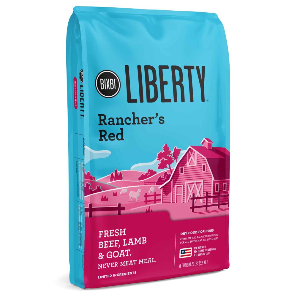 "Bixbi Liberty Rancher's Red (Beef, Lamb & Goat) Limited Ingredient Ancient Grain Dry Dog Food"