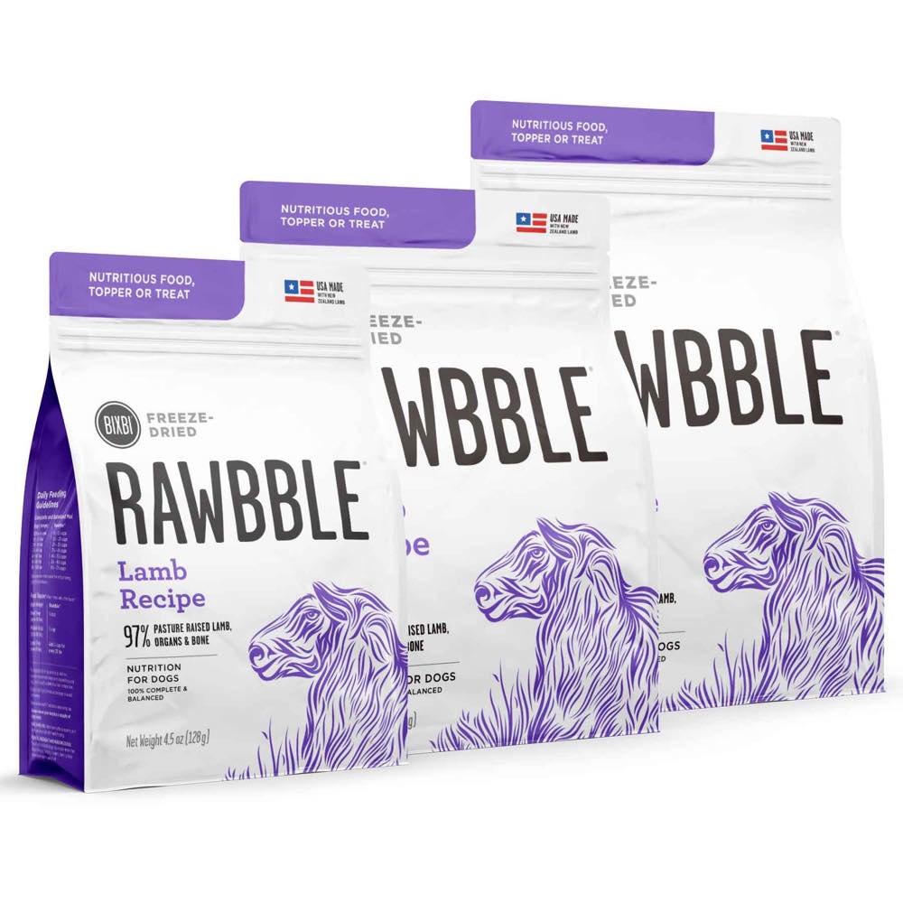 Bixbi Rawbble Lamb Grain-Free Freeze-Dried Dog Food