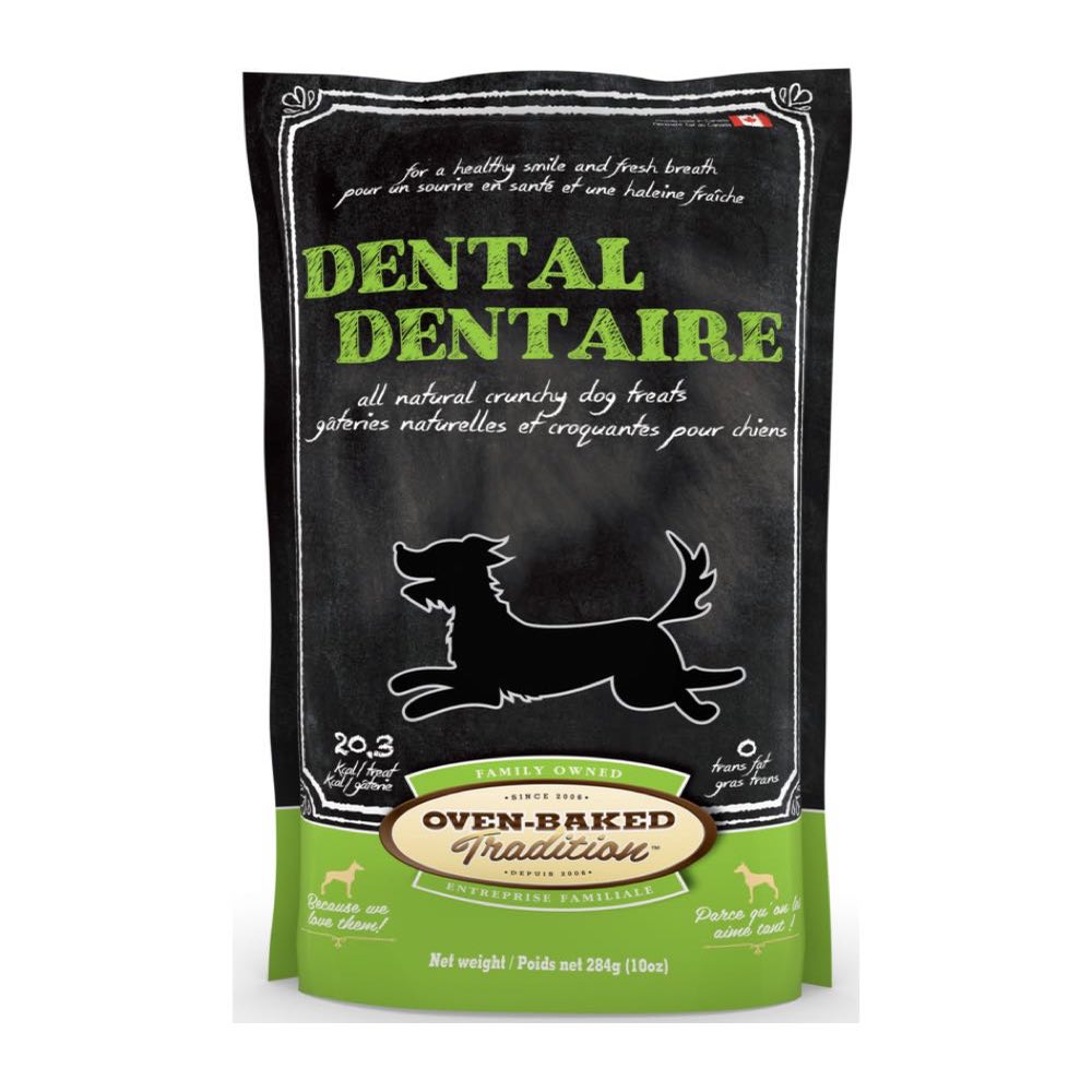 Oven-Baked Tradition Vegetarian Dental Dog Treats 284g (Exp 27Sep25)