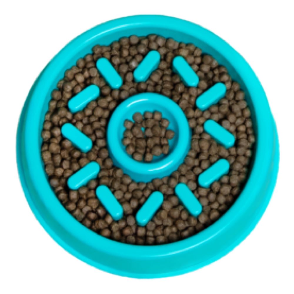 ZippyPaws Happy Bowl Donut Feed Bowl Dog Toy
