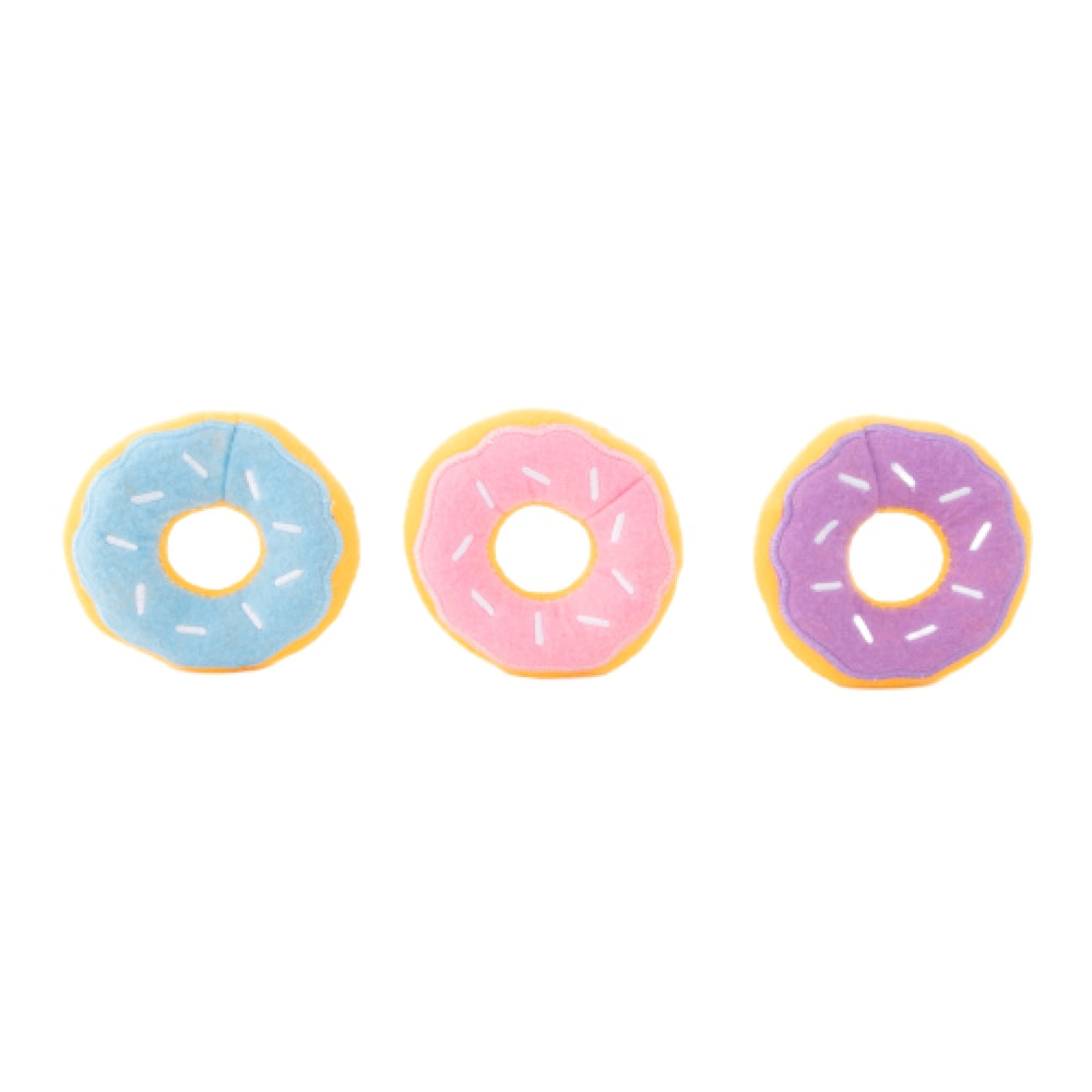 ZippyPaws Miniz Easter Donutz 3-Pack Dog Toys